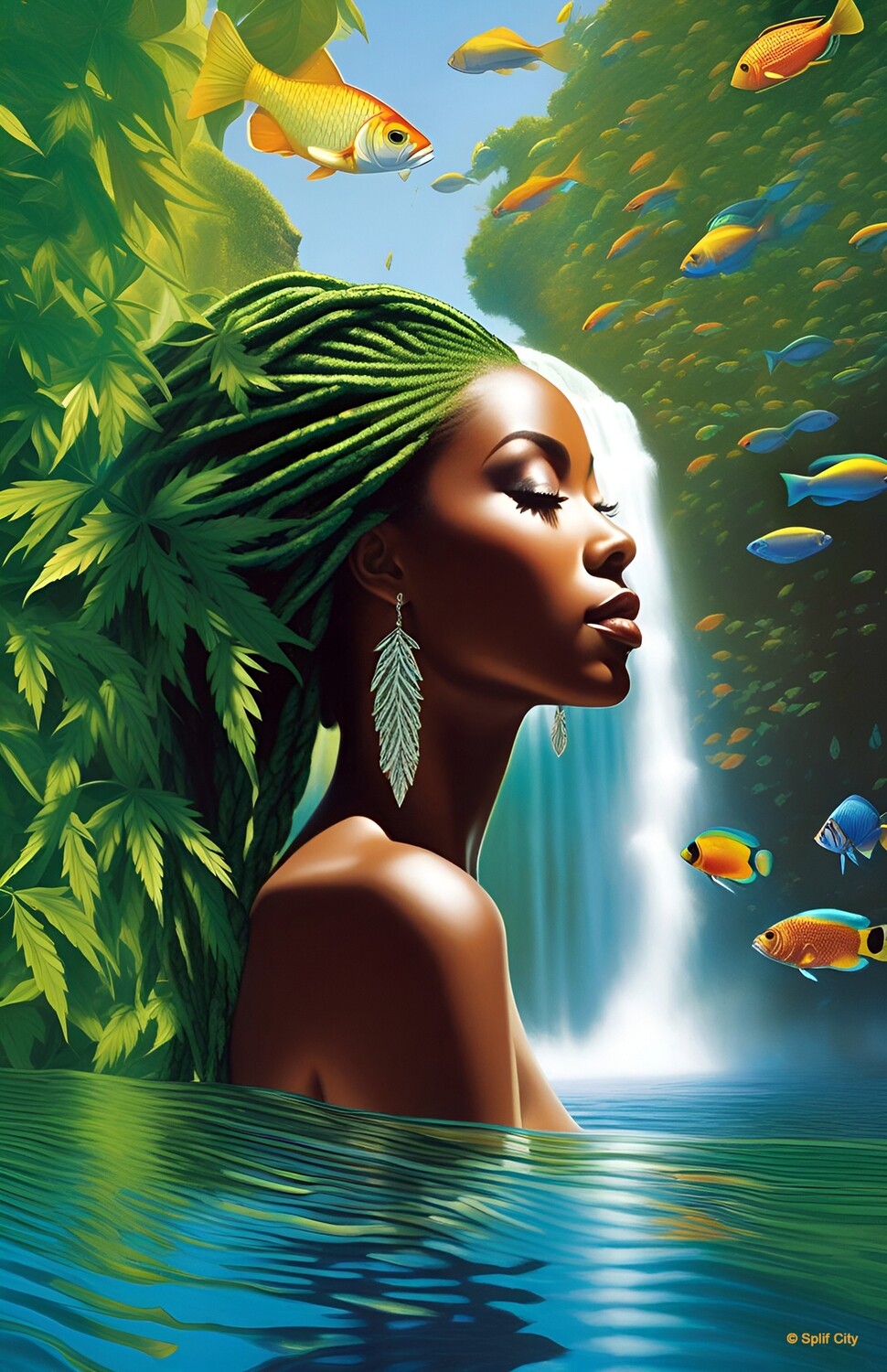 SC Eden of Cannabis 7 print