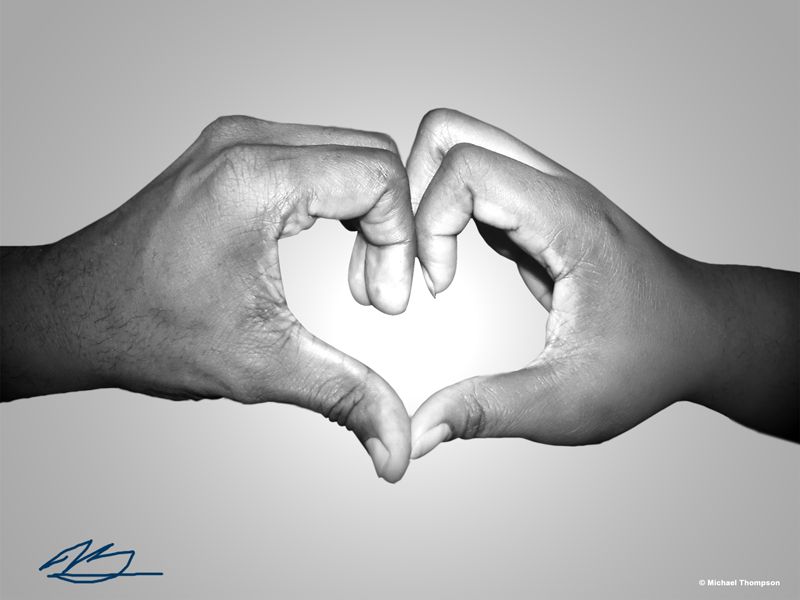 Black Love B&amp;W photographic print