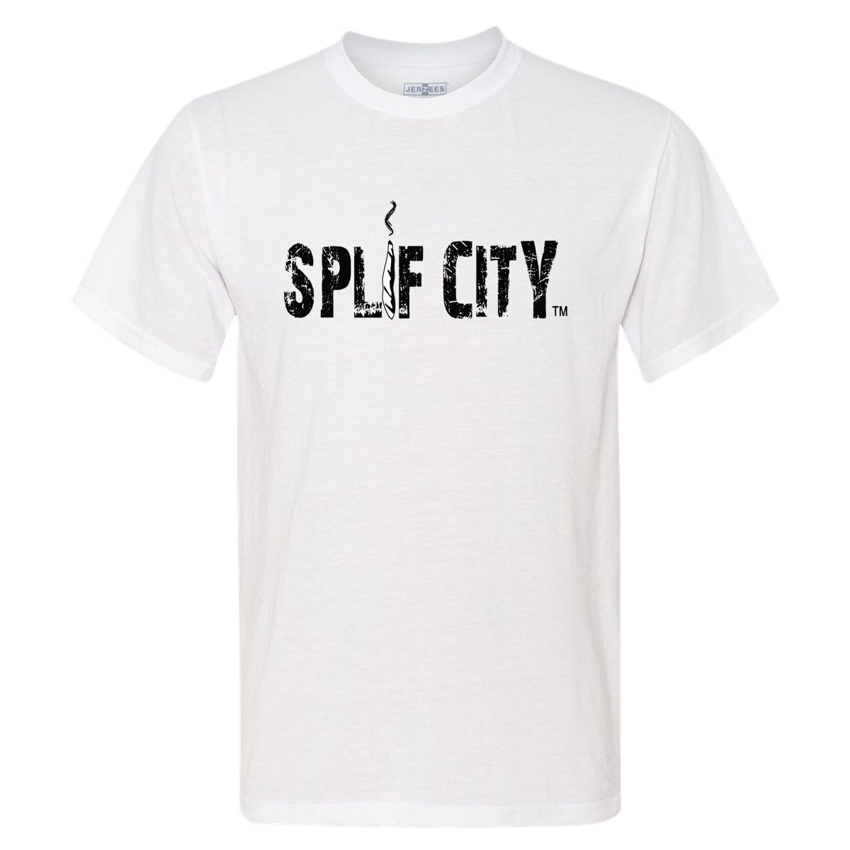 Splif City Big Logo Tee - white