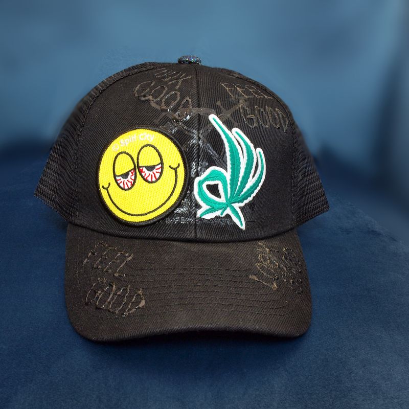 1ofKind SC Embroidery Patch - Trucker Cap 4 -- (Contact AYO BOUTIQUE to place order!)