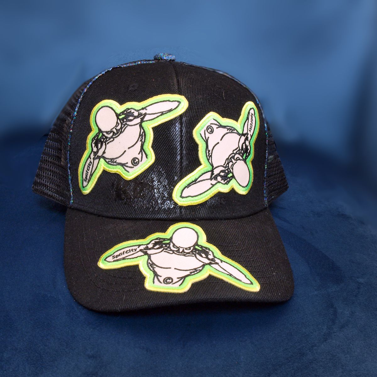 1ofKind SC Embroidery Patch - Trucker Cap 5 -- (Contact AYO BOUTIQUE to place order!)