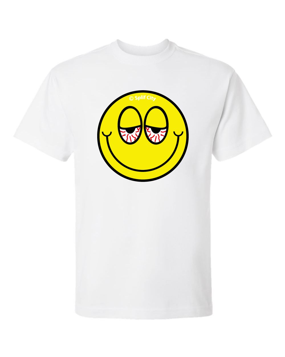 Blurred Eyed Emoji PREMIUM tee - avail. in 8 colors Blurred Eyed Emoji PREMIUM tee - avail. in 8 colors, color: white