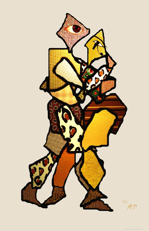 The Embrace digital Illustration print 11x17