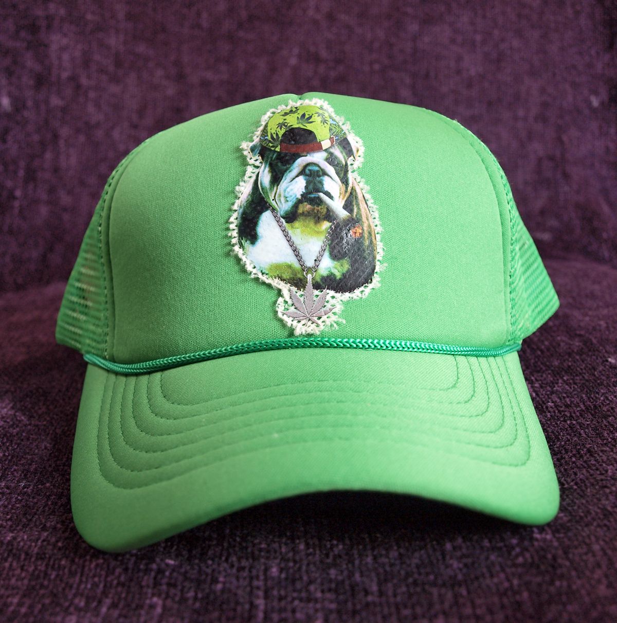 Splif Dog Distressed Patch - Foam Trucker cap