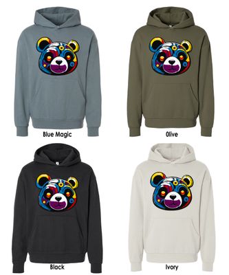 SC Trippy Bear PREMIUM unisex hoodie SC Trippy Bear PREMIUM unisex hoodie