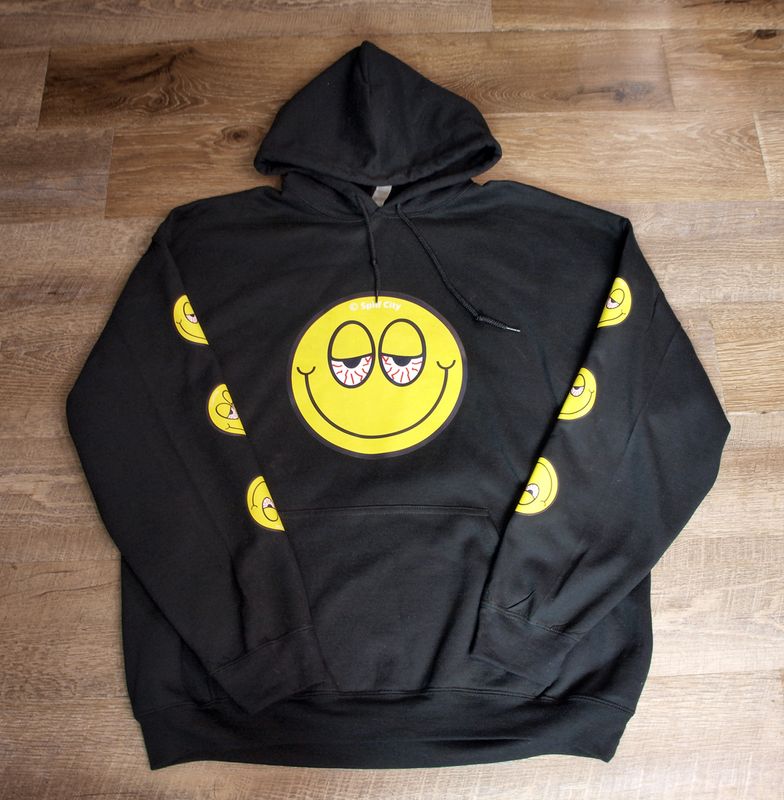 1ofKind -SC Blurred Eyed Emoji unisex hoodie