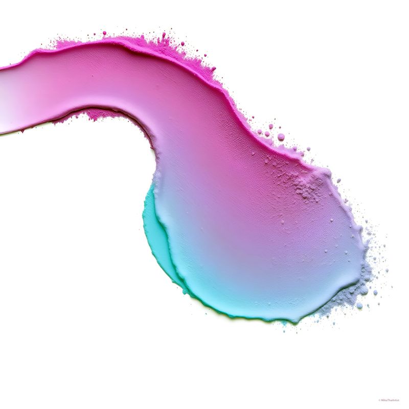 Powder Wave 1 canvas wrapped print 24x24