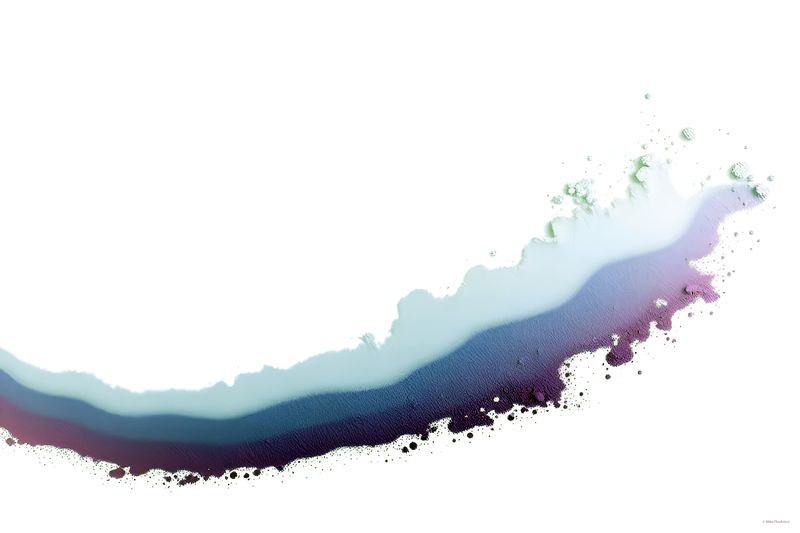 Powder Wave 1 canvas wrapped print 36x24