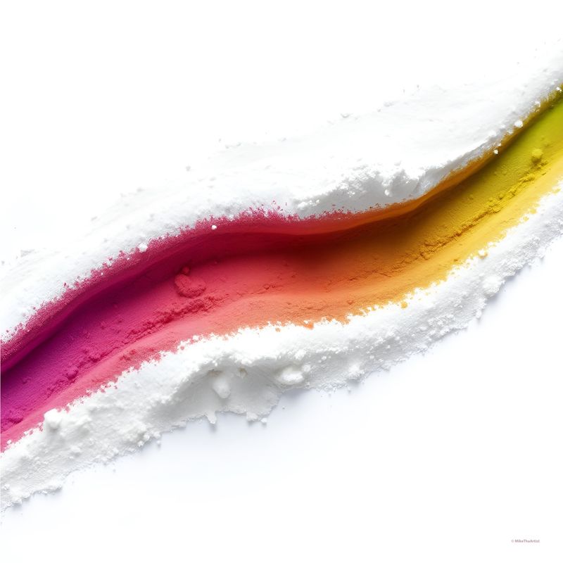 Powder Wave 1C canvas wrapped print 24x24