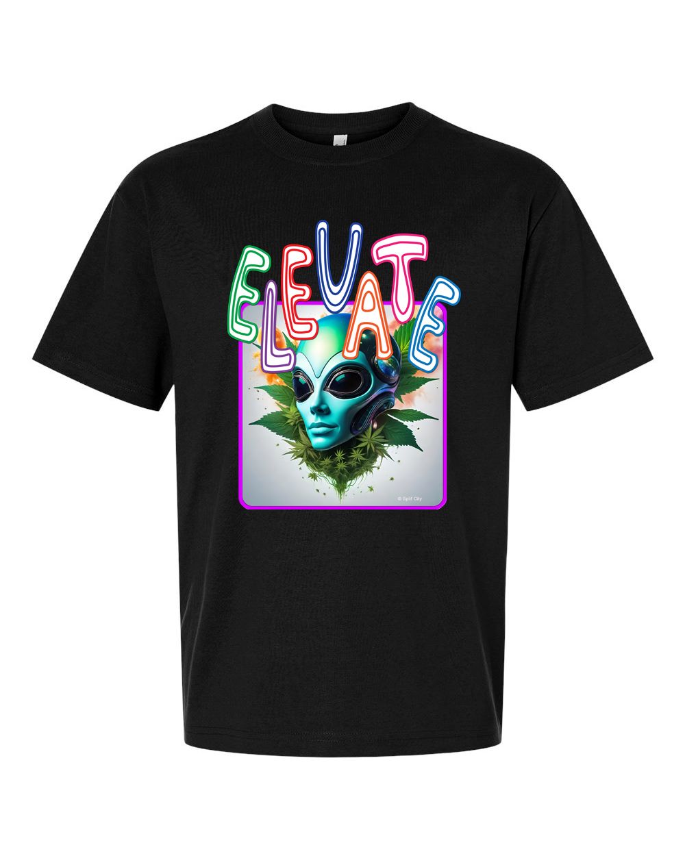 ET 12 Elevate Premium graphic tee, color: black