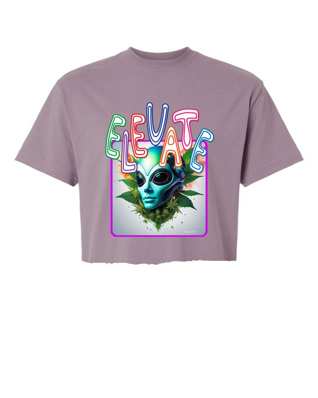 ET 12 Elevate Premium cropped graphic tee