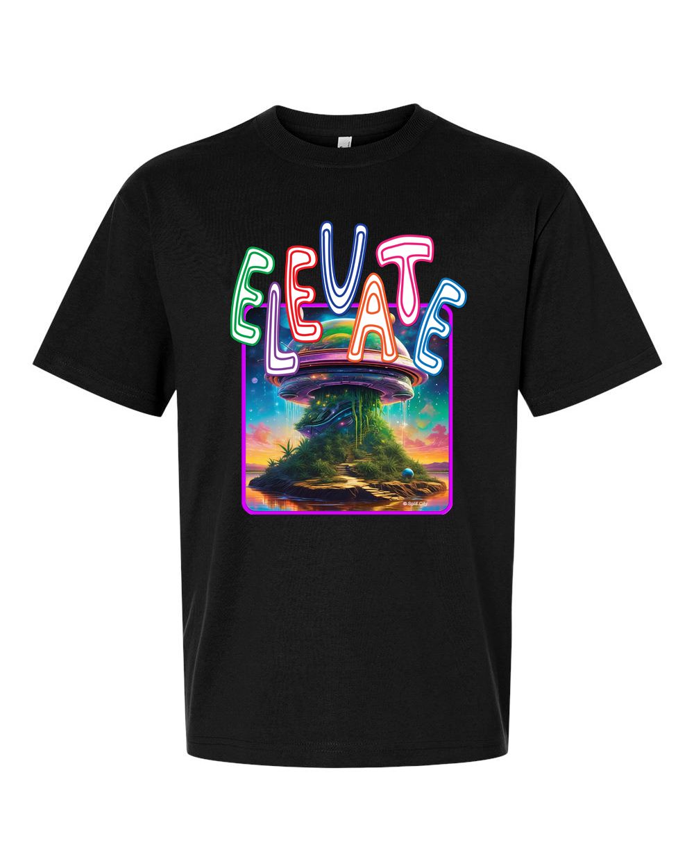 Weed House Elevate Premium graphic tee, color: black