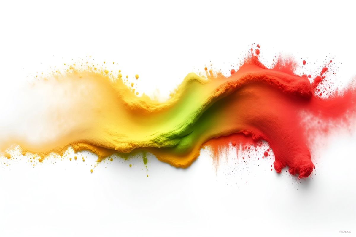 Powder Wave 4 canvas wrapped print 36x24
