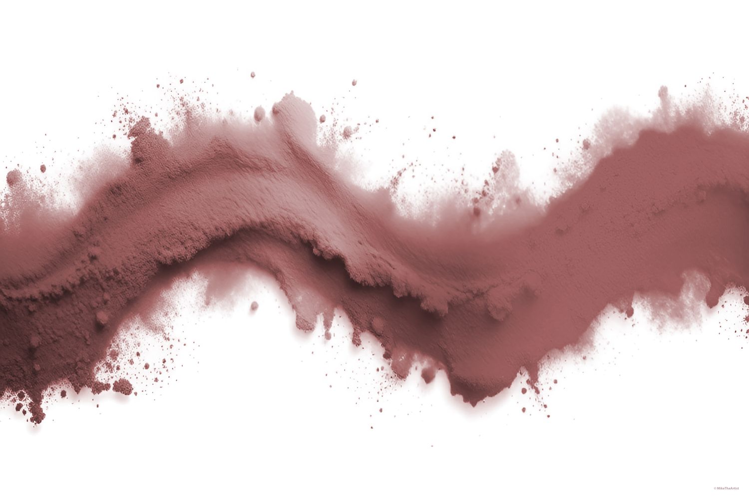 Powder Wave 6 canvas wrapped print 36x24