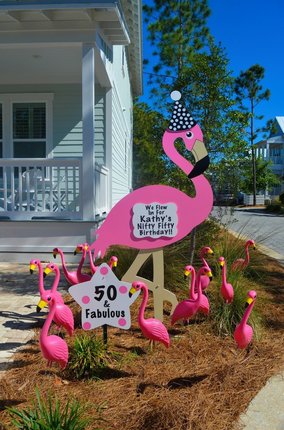 Flamingo Flocking Package Rental