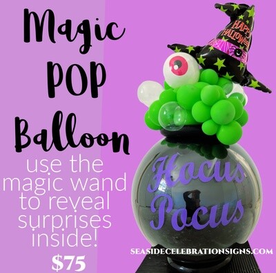 Witch Cauldron Magic POP Balloon