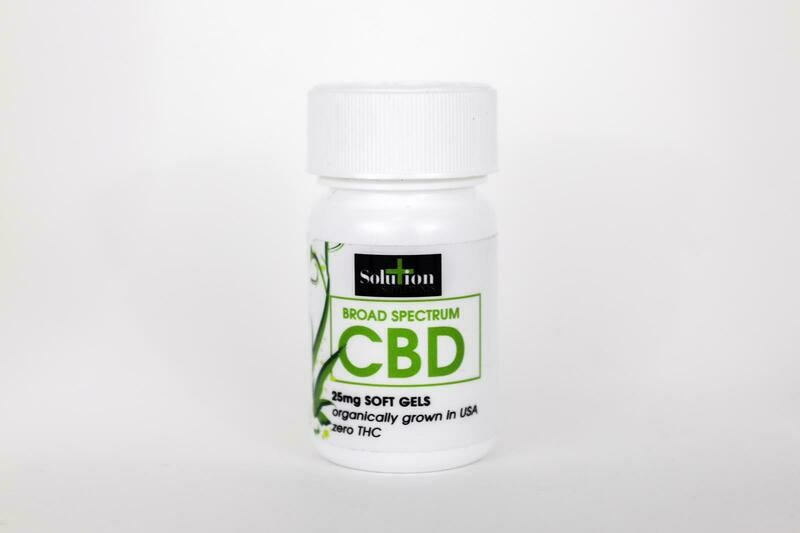Broad Spectrum CBD 25mg Soft Gels (30 count) Broad Spectrum CBD 25mg Soft Gels (30 count)