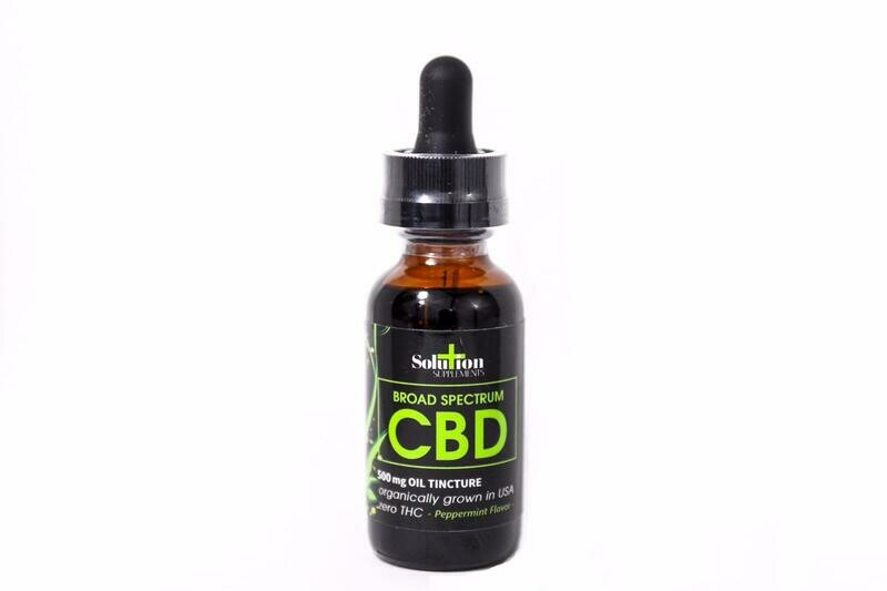 Broad Spectrum CBD Oil Tincture 500mg Broad Spectrum CBD Oil Tincture 500mg
