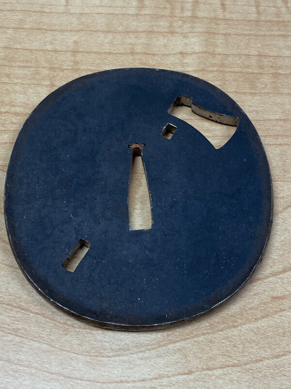 Kotetsu Axe Tsuba - Wakizashi