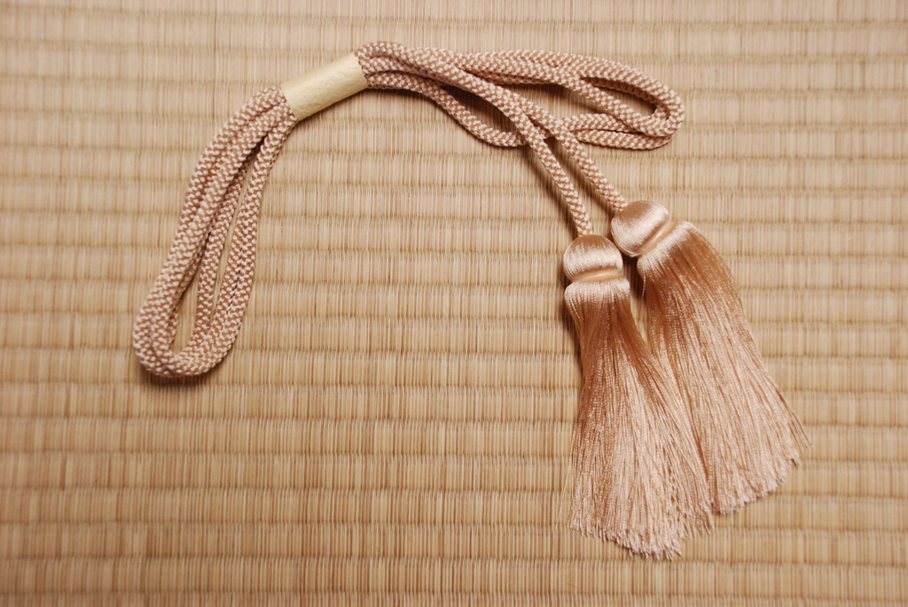 Sword Bag Fusahimo (Tassel), Color: Beige