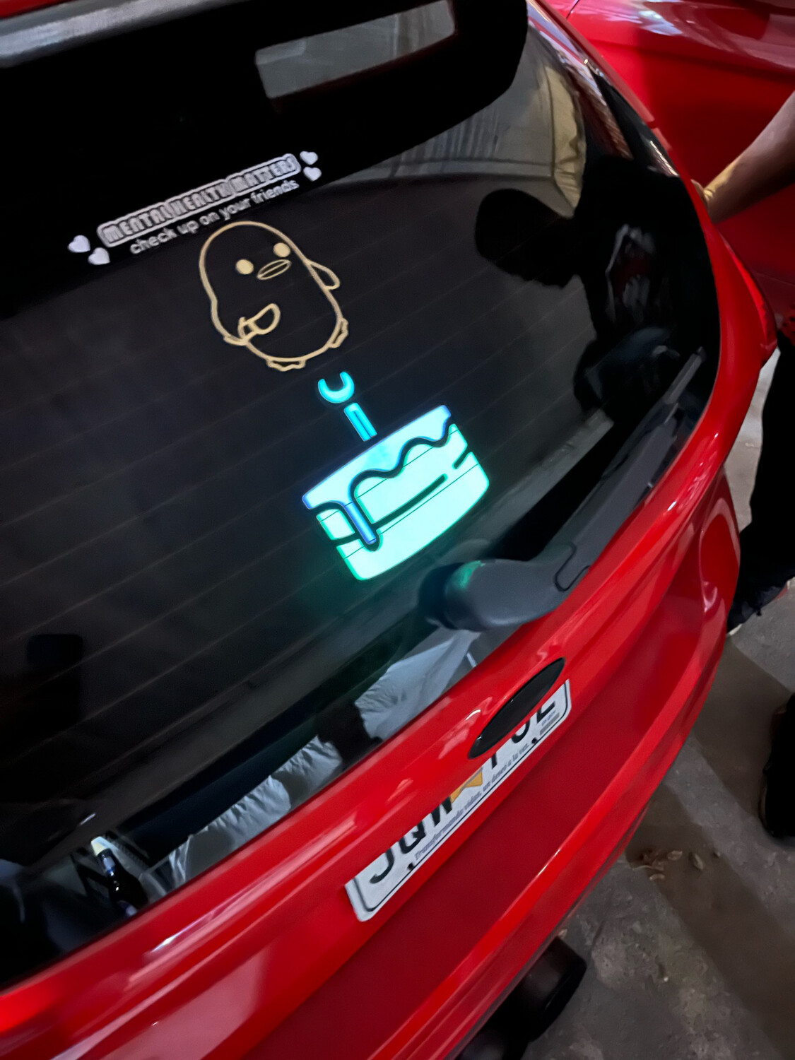 CAKE Electric Sticker