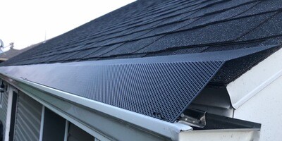 GutterShed™ Gutter Cover Plates - black - 10 Pack