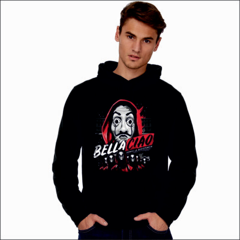 Felpa unisex BELLA CIAO Felpa unisex BELLA CIAO "SOMOS LA RESISTENCIA"