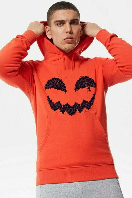 Felpa Unisex Felpa Unisex "Halloween Pumpkin Cat "