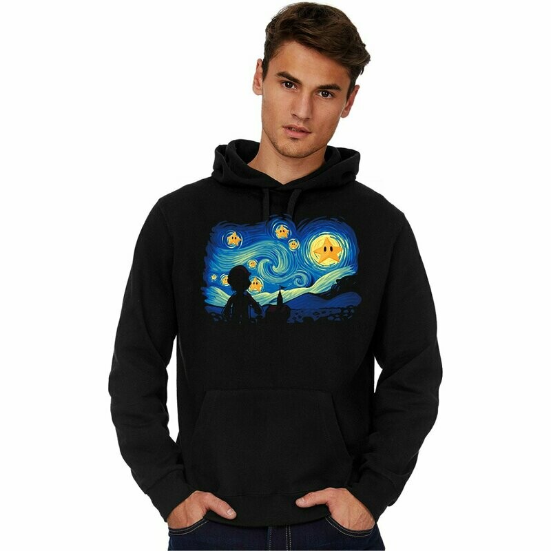 Felpa Unisex Felpa Unisex "Super Mario Notte stellata"