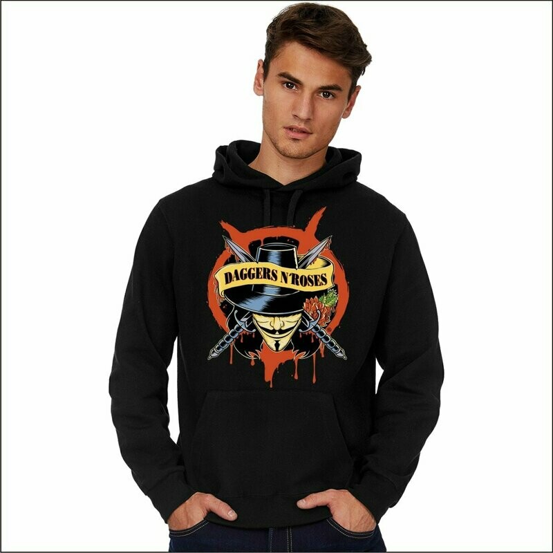Felpa Unisex Felpa Unisex "Daggers n'Roses"