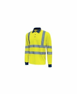 Polo maniche lunghe con strisce riflettenti - U-Power Polo Haze HL167YF Polo maniche lunghe con strisce riflettenti - U-Power Polo Haze HL167YF