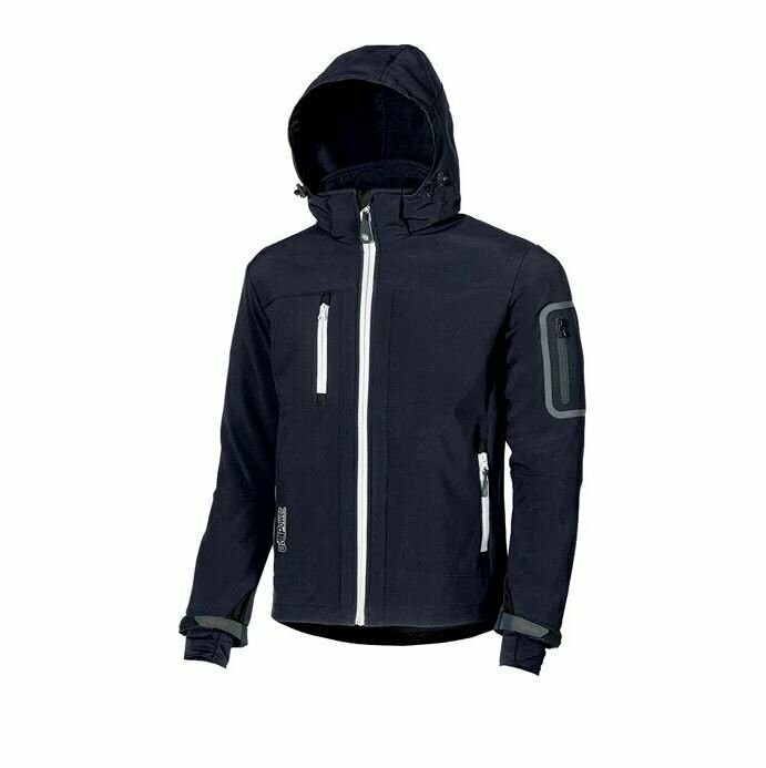 U-POWER GIACCA SOFT SHELL METROPOLIS DEEP BLUE CON CAPPUCCIO STACCABILE DW024DB U-POWER GIACCA SOFT SHELL METROPOLIS DEEP BLUE CON CAPPUCCIO STACCABILE DW024DB