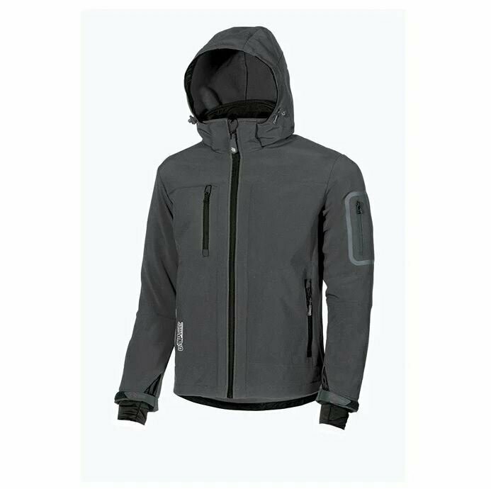 U-POWER GIACCA SOFT SHELL METROPOLIS GREY METEORITE CON CAPPUCCIO STACCABILE DW024GM U-POWER GIACCA SOFT SHELL METROPOLIS GREY METEORITE CON CAPPUCCIO STACCABILE DW024GM