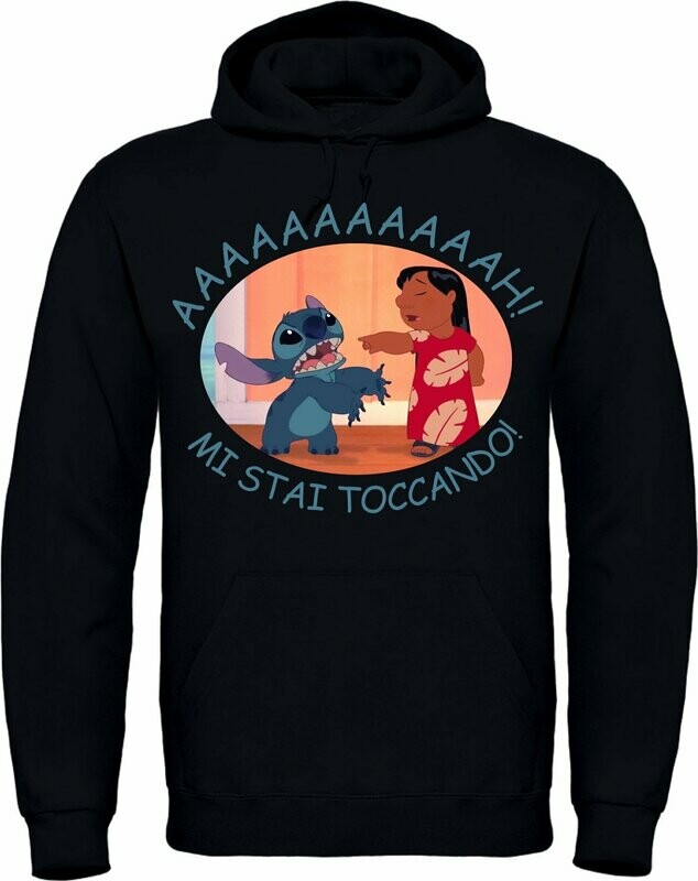 Felpa Unisex Felpa Unisex "MI STA TOCCANDO! Lilo & stitch"