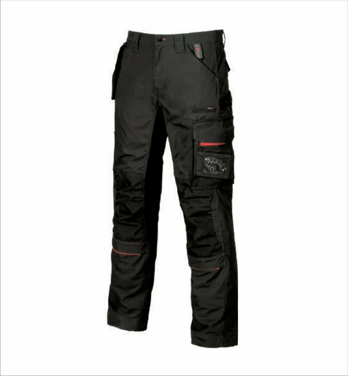 U-Power Pantaloni Race Black Carbon SY001BC, COLORE: code SY001BC col. BLACK CARBON