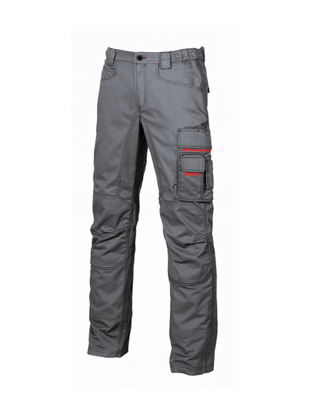 Pantalone lavoro Upower modello Smile colore GREY METEORITE U-power - Happy - HY015GM, COLORE: code HY015GM col. GREY METEORITE