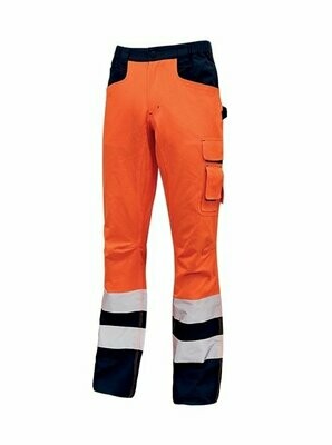 Pantalone invernale U-POWER alta visibilità ORANGE FLUO Beacon - HL156OF Pantalone invernale U-POWER alta visibilità ORANGE FLUO Beacon - HL156OF