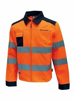 Giacca Modello GLARE - Abbigliamento da lavoro ORANGE FLUO U Power - HL151OF Giacca Modello GLARE - Abbigliamento da lavoro ORANGE FLUO U Power - HL151OF