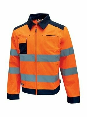 Giacca Modello GLEAM-Abbigliamento da lavoro ORANGE FLUO U Power - HL152OF Giacca Modello GLEAM-Abbigliamento da lavoro ORANGE FLUO U Power - HL152OF