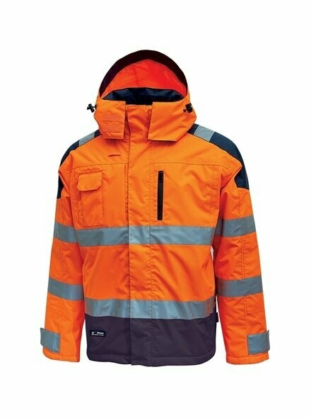 U-Power Parca Antipioggia DEFENDER ORANGE FLUO - HL161OF U-Power Parca Antipioggia DEFENDER ORANGE FLUO - HL161OF
