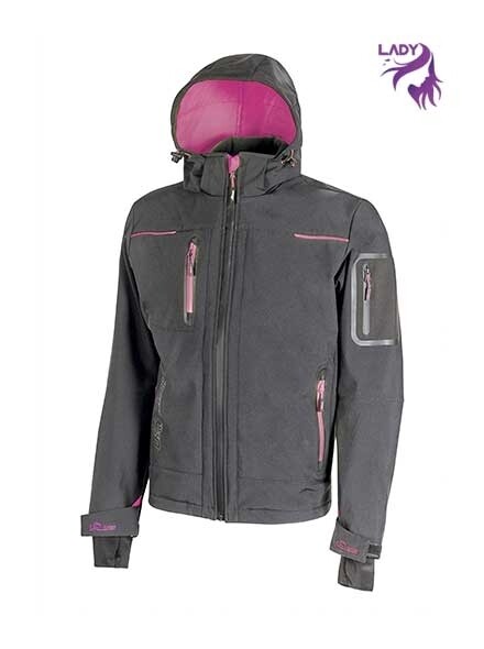 GIACCA DA LAVORO U-POWER GREY FUCSIA - FU187GF GIACCA DA LAVORO U-POWER GREY FUCSIA - FU187GF