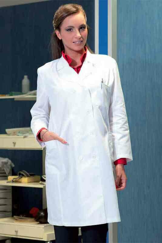 Camice donna doppio petto per dottoressa, camici donna medicali