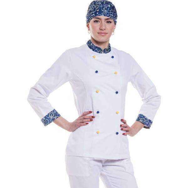 E011 Giacca cuoco donna Viareggio