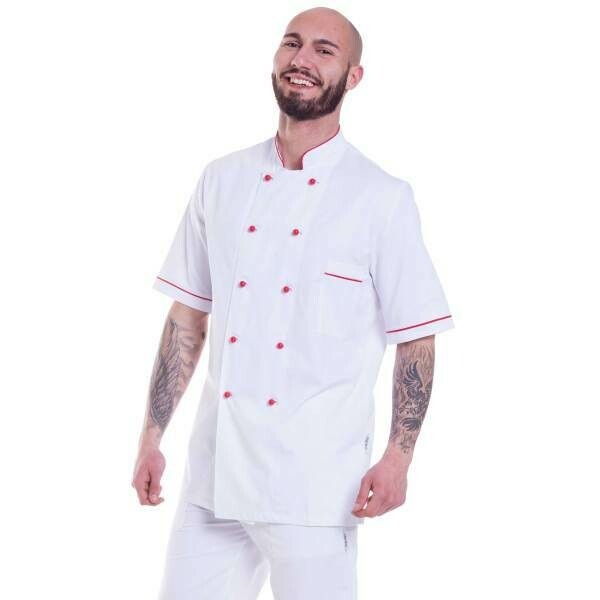 L224 Giacca cuoco con profilo