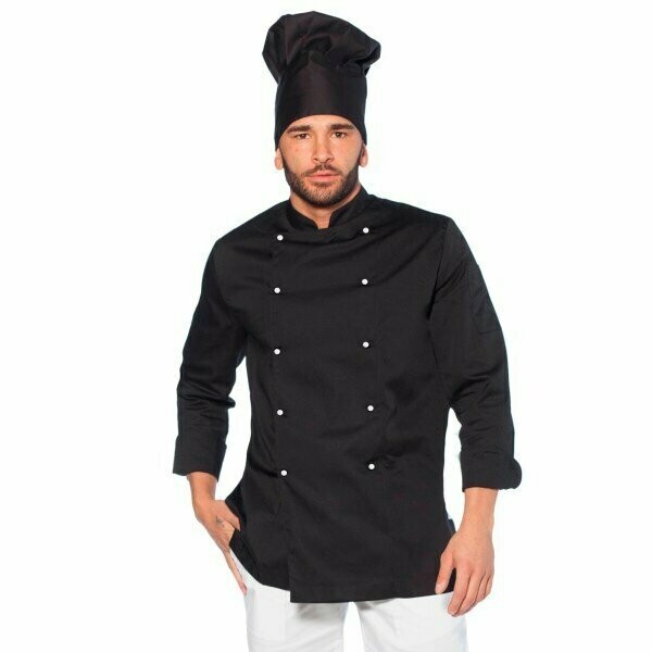 L009 08 Giacca cuoco nera