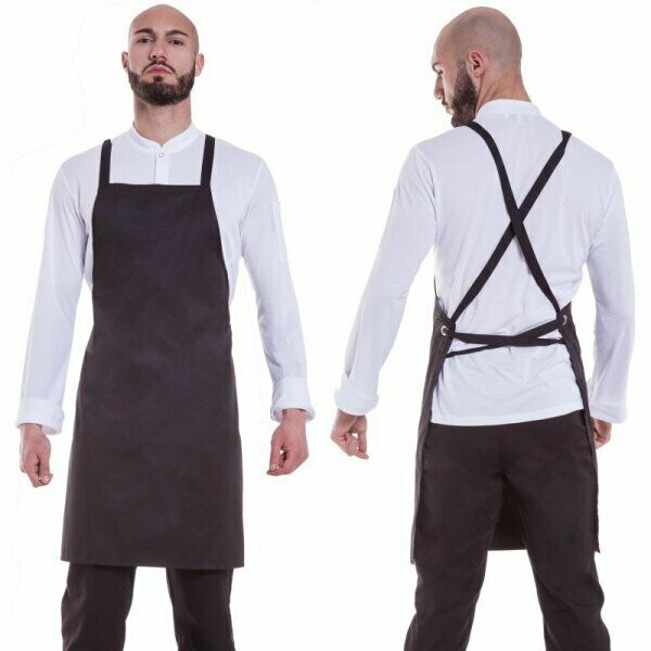 E004 Grembiule cucina nero