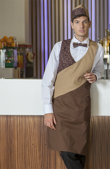 Grembiule Bar Pasticceria Gelateria Unisex Lungo Mod. Coffee