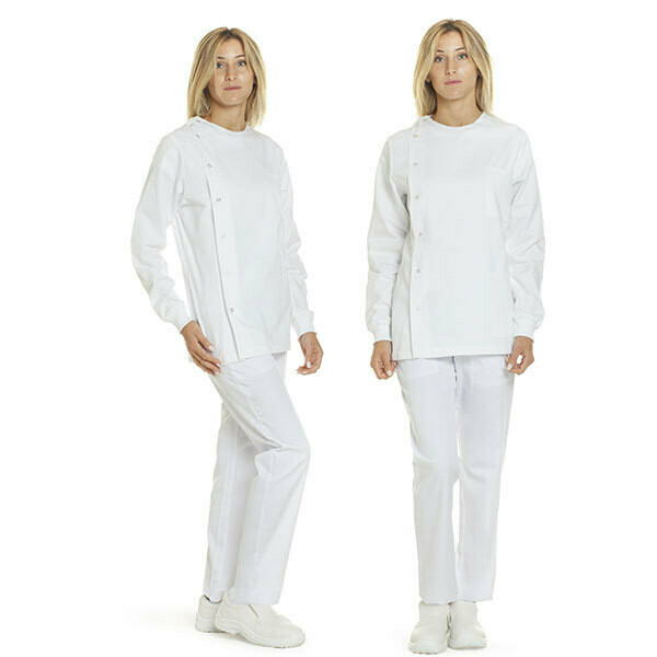 Casacca donna con bottoni a pressione