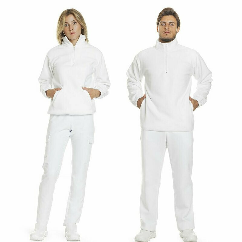 Pile unisex mezza zip