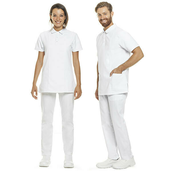 Casacca unisex bianca